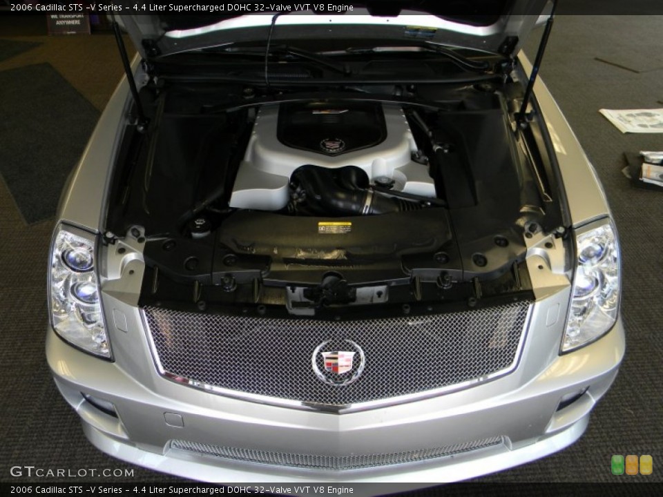 4.4 Liter Supercharged DOHC 32-Valve VVT V8 2006 Cadillac STS Engine