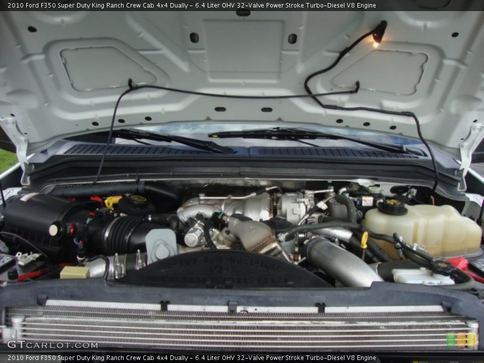 6.4 Liter OHV 32-Valve Power Stroke Turbo-Diesel V8 2010 Ford F350 Super Duty Engine