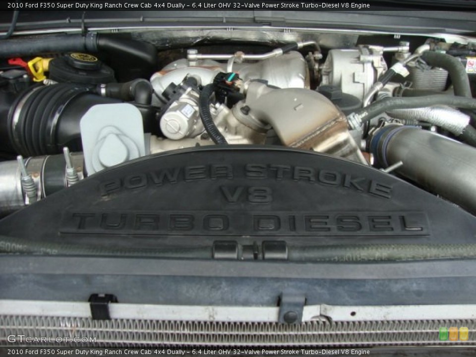 6.4 Liter OHV 32-Valve Power Stroke Turbo-Diesel V8 Engine for the 2010 Ford F350 Super Duty #53002351
