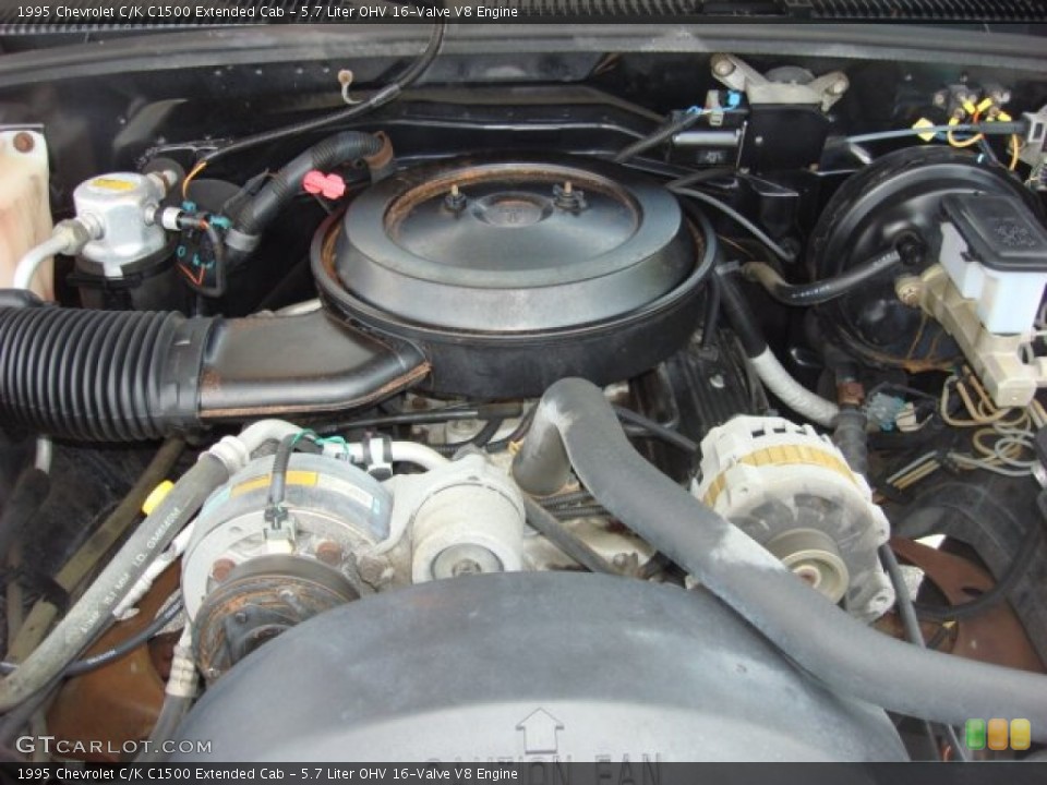 5.7 Liter OHV 16-Valve V8 Engine for the 1995 Chevrolet C/K #53030495