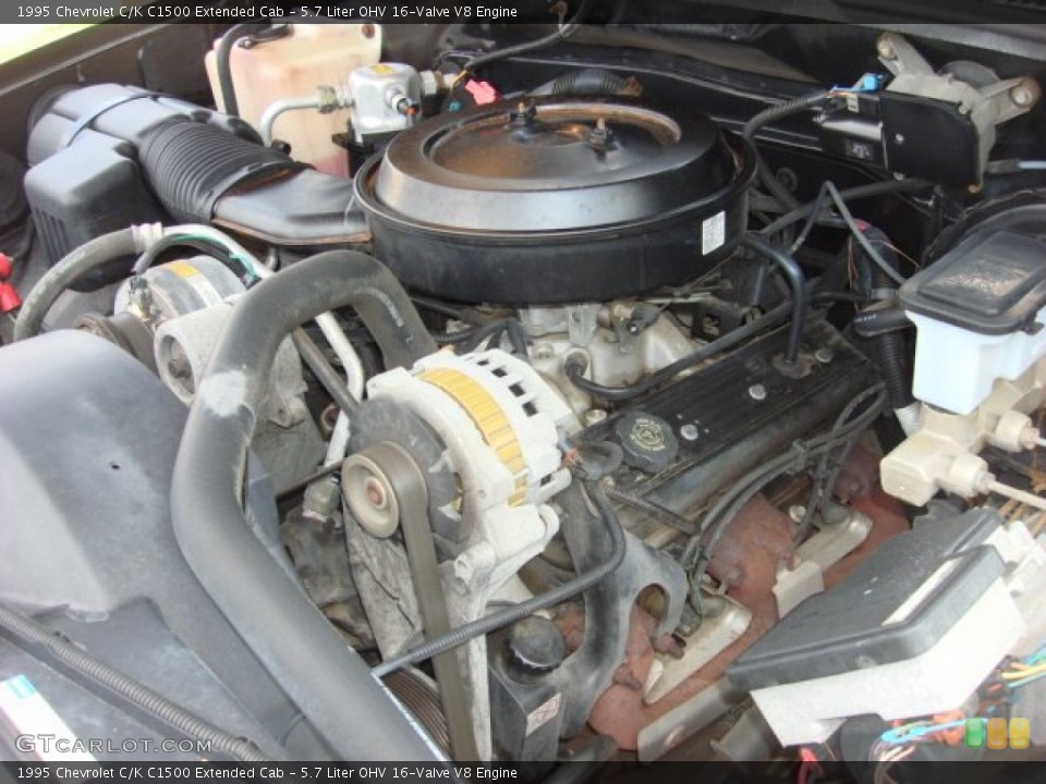 5.7 Liter OHV 16-Valve V8 Engine for the 1995 Chevrolet C/K #53030507