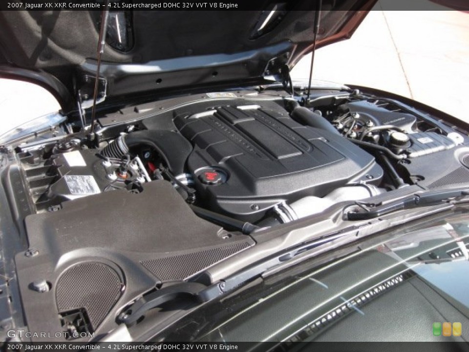 4.2L Supercharged DOHC 32V VVT V8 Engine for the 2007 Jaguar XK #53032040