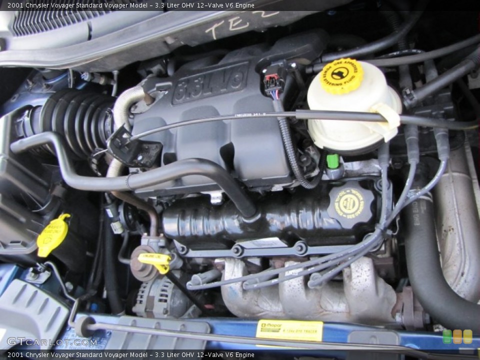 3.3 Liter OHV 12-Valve V6 Engine for the 2001 Chrysler Voyager #53042471