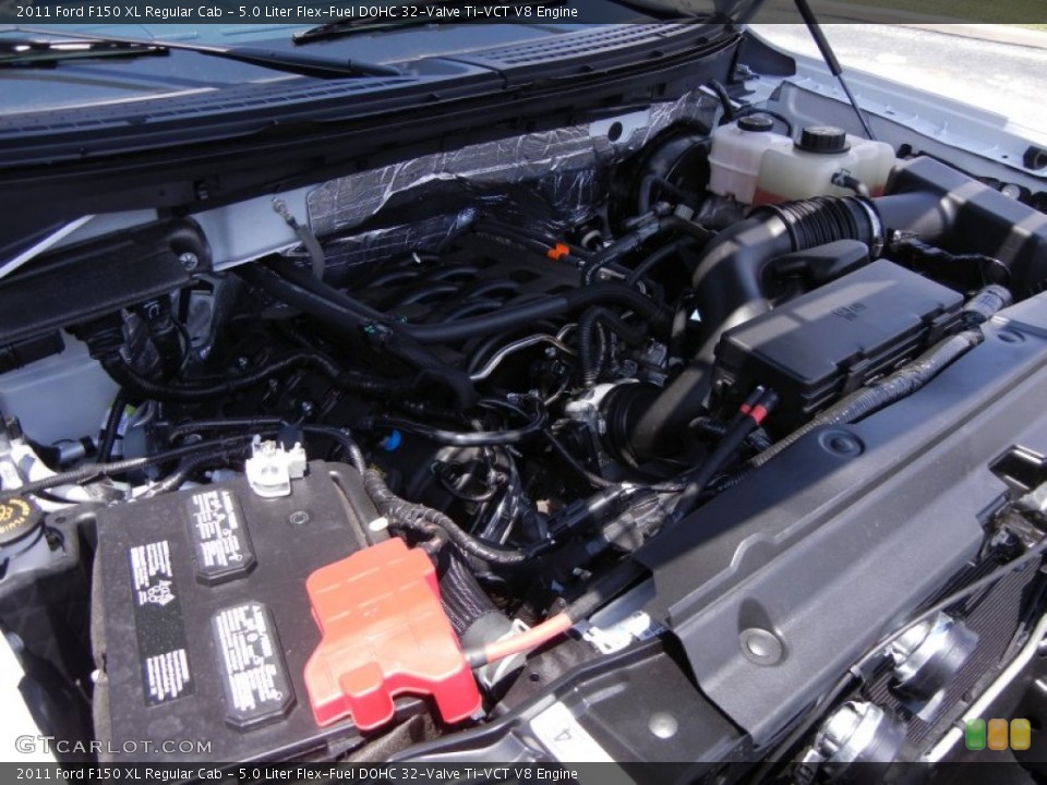 5.0 Liter Flex-Fuel DOHC 32-Valve Ti-VCT V8 Engine for the 2011 Ford F150 #53065198