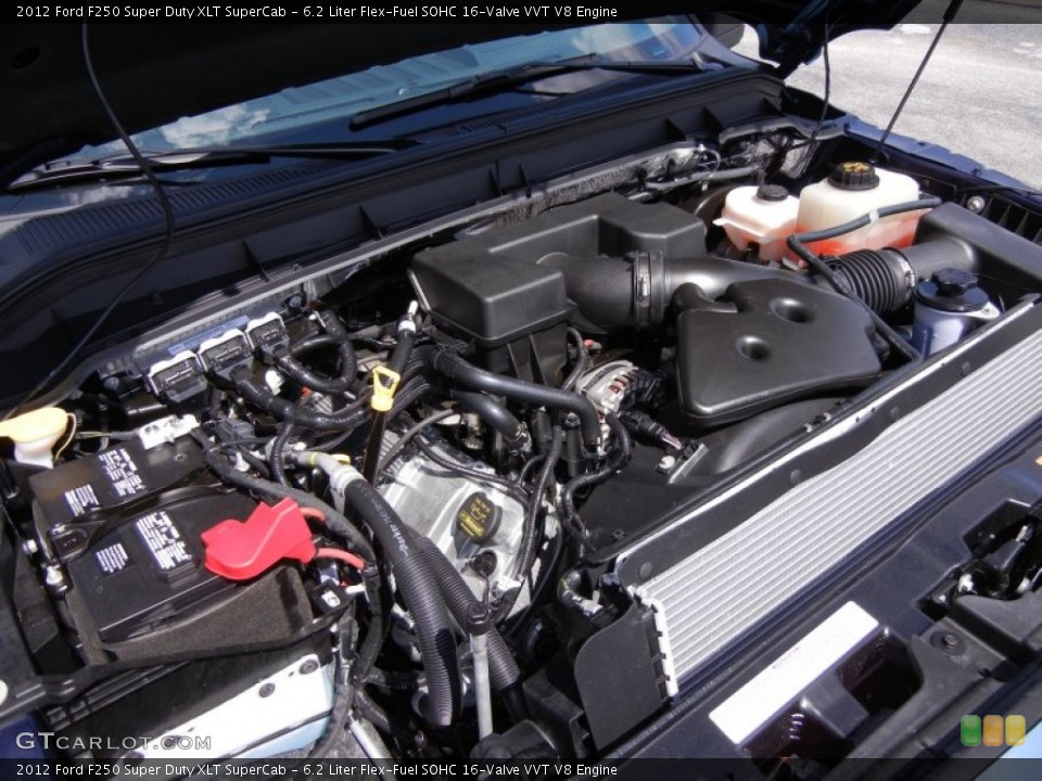 6.2 Liter Flex-Fuel SOHC 16-Valve VVT V8 Engine for the 2012 Ford F250 Super Duty #53065378