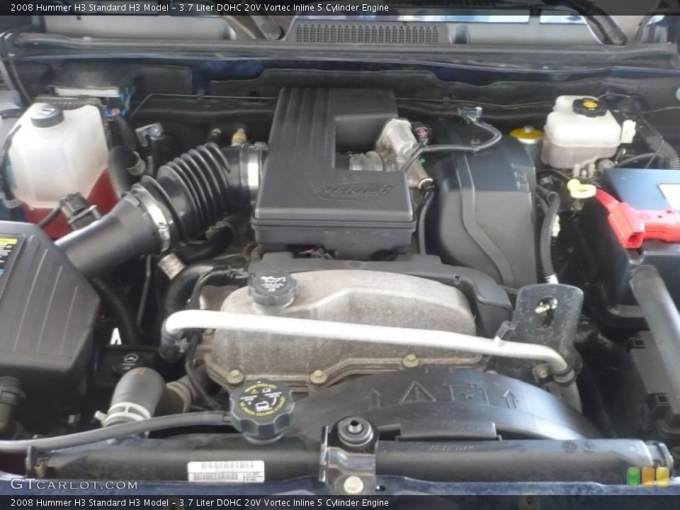 3.7 Liter DOHC 20V Vortec Inline 5 Cylinder Engine for the 2008 Hummer H3 #53069503