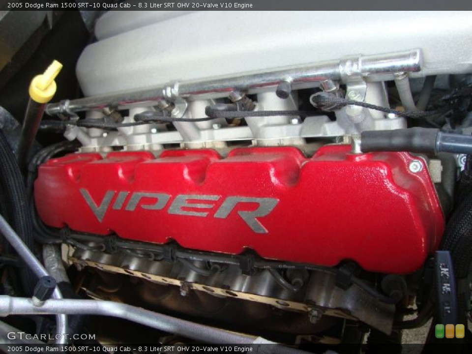 8.3 Liter SRT OHV 20-Valve V10 Engine for the 2005 Dodge Ram 1500 #53082754