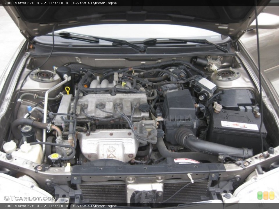 2.0 Liter DOHC 16-Valve 4 Cylinder Engine for the 2000 Mazda 626 #53087345