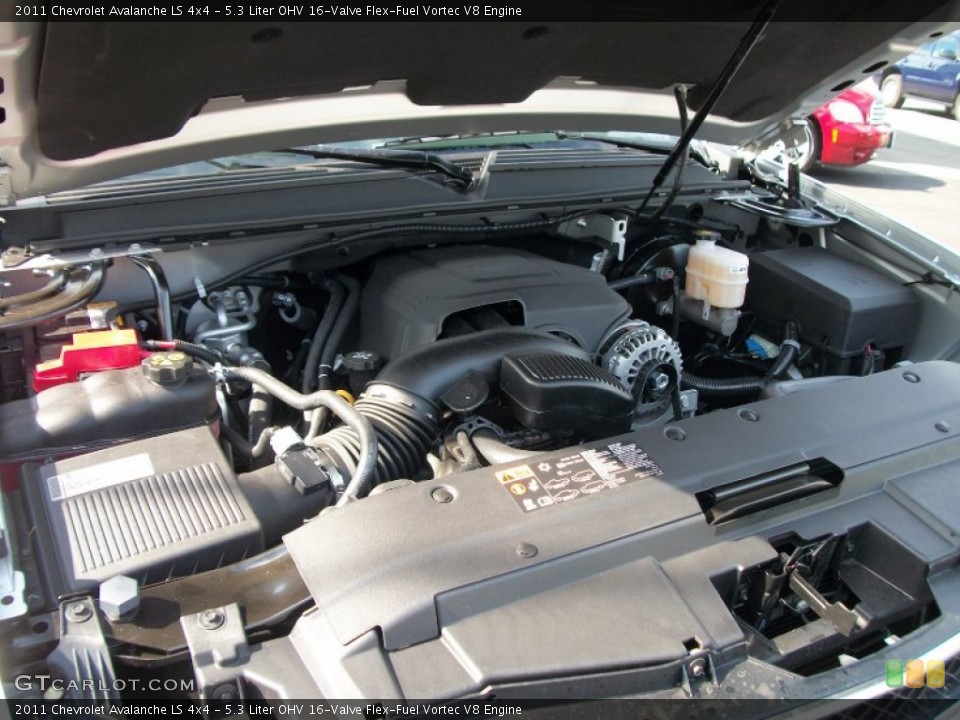 5.3 Liter OHV 16-Valve Flex-Fuel Vortec V8 Engine for the 2011 Chevrolet Avalanche #53088647