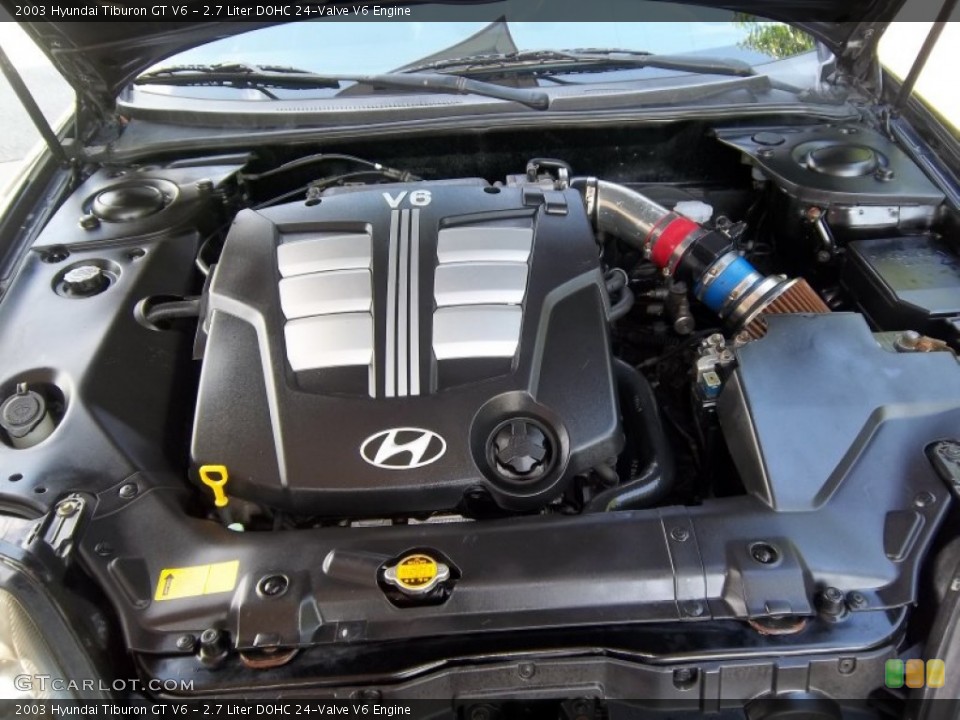 2.7 Liter DOHC 24-Valve V6 Engine for the 2003 Hyundai Tiburon #53090267
