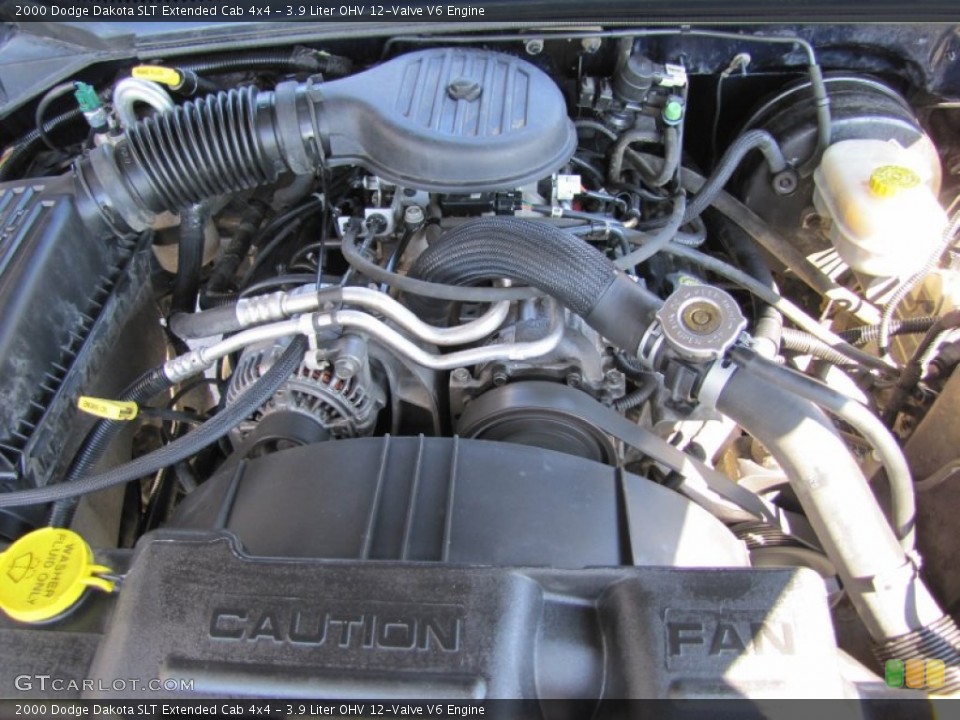 3.9 Liter OHV 12-Valve V6 Engine for the 2000 Dodge Dakota #53090586