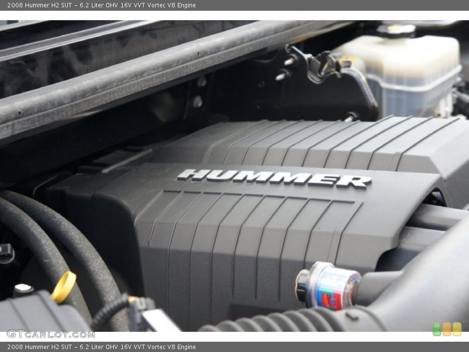 6.2 Liter OHV 16V VVT Vortec V8 Engine for the 2008 Hummer H2 #53097911
