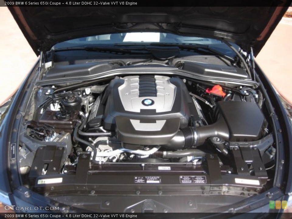 4.8 Liter DOHC 32-Valve VVT V8 Engine for the 2009 BMW 6 Series #53098169
