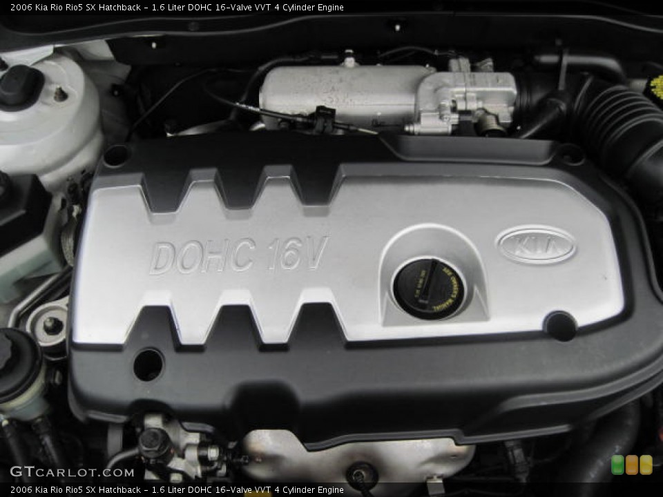 1.6 Liter DOHC 16-Valve VVT 4 Cylinder Engine for the 2006 Kia Rio #53099243
