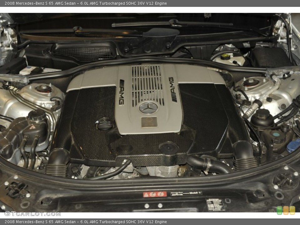 6.0L AMG Turbocharged SOHC 36V V12 Engine for the 2008 Mercedes-Benz S #53101976