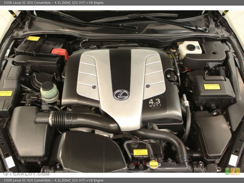 4.3L DOHC 32V VVT-i V8 Engine for the 2008 Lexus SC #53102124