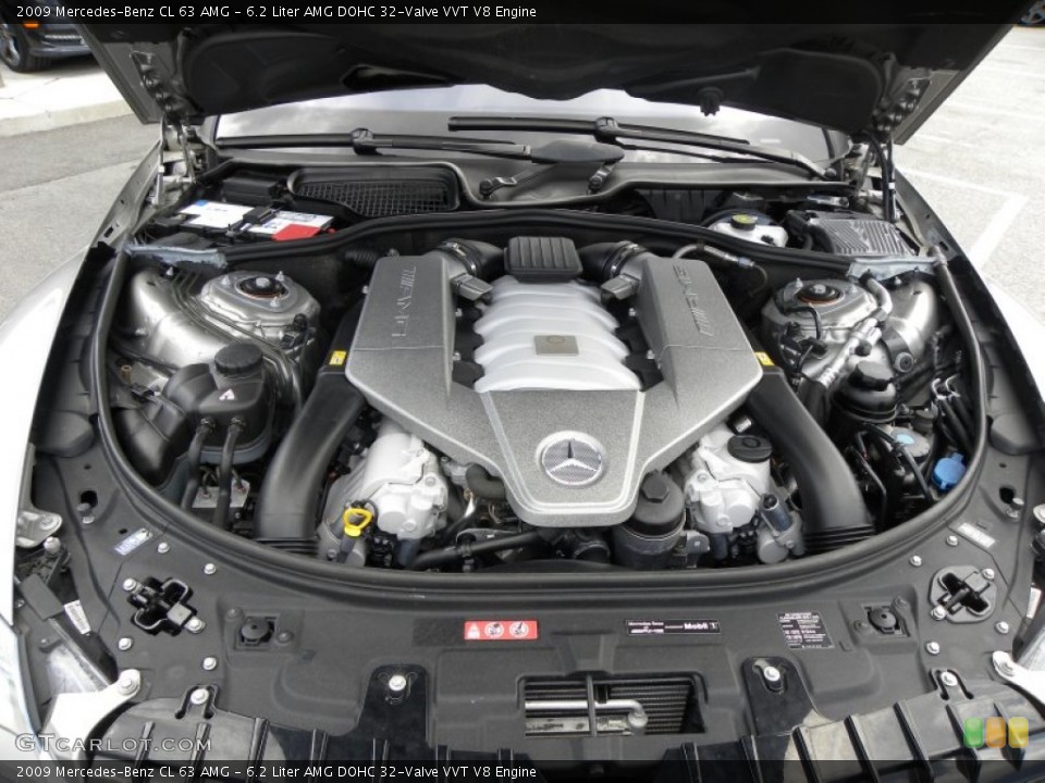 6.2 Liter AMG DOHC 32-Valve VVT V8 Engine for the 2009 Mercedes-Benz CL #53102804