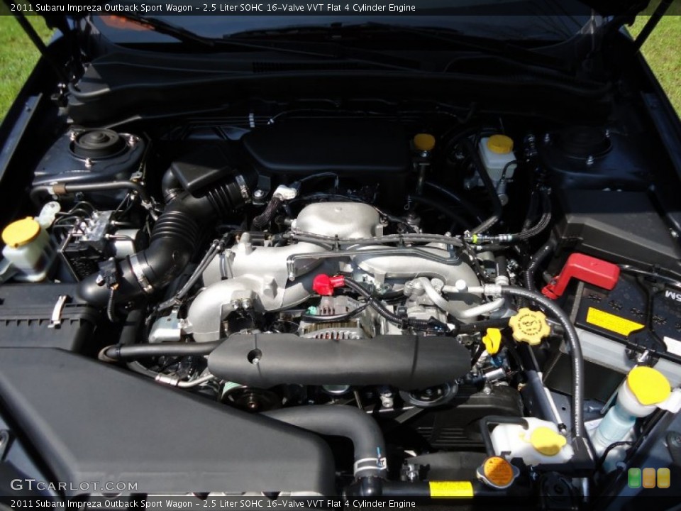 2.5 Liter SOHC 16-Valve VVT Flat 4 Cylinder Engine for the 2011 Subaru Impreza #53106926