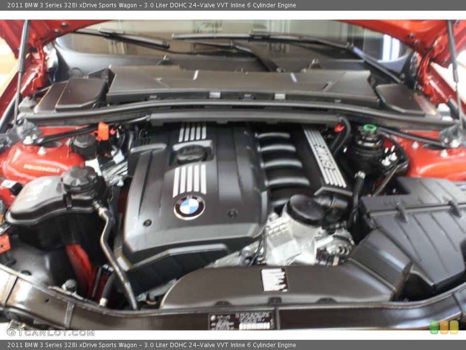 3.0 Liter DOHC 24-Valve VVT Inline 6 Cylinder Engine for the 2011 BMW 3 Series #53111339