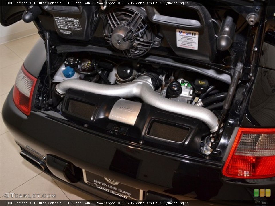 3.6 Liter Twin-Turbocharged DOHC 24V VarioCam Flat 6 Cylinder Engine for the 2008 Porsche 911 #53118168