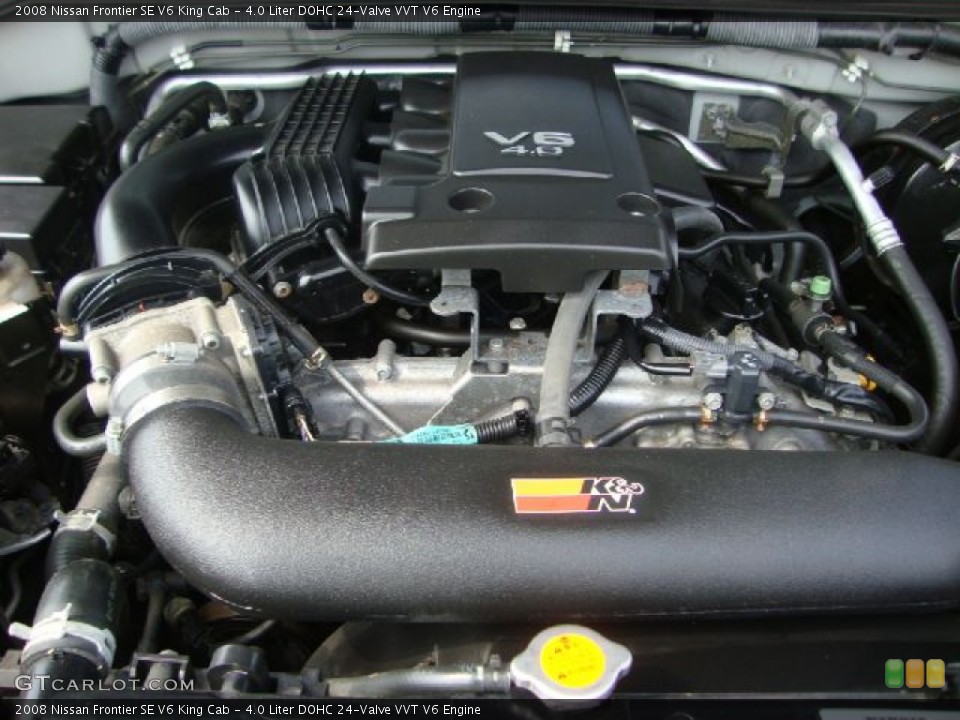 4.0 Liter DOHC 24-Valve VVT V6 Engine for the 2008 Nissan Frontier #53132254