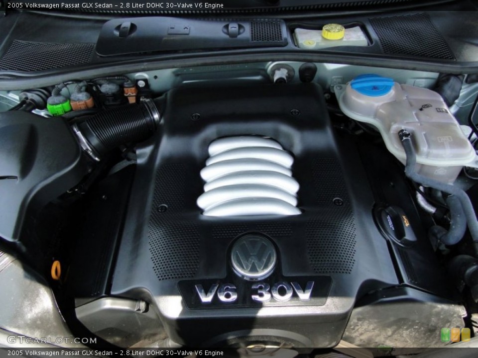 2.8 Liter DOHC 30-Valve V6 Engine for the 2005 Volkswagen Passat #53133679