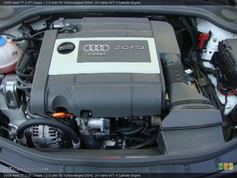 2.0 Liter FSI Turbocharged DOHC 16-Valve VVT 4 Cylinder Engine for the 2009 Audi TT #53133919