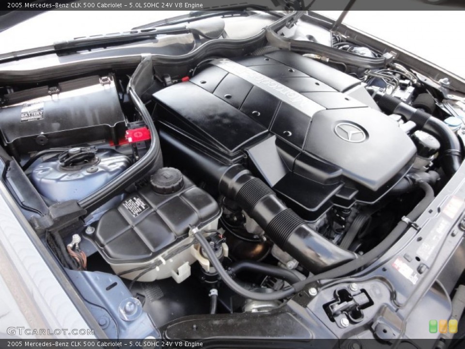 5.0L SOHC 24V V8 Engine for the 2005 Mercedes-Benz CLK #53140245