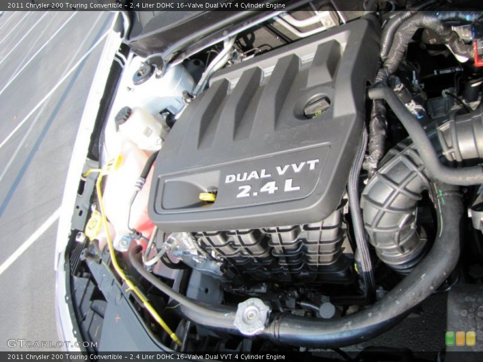 2.4 Liter DOHC 16-Valve Dual VVT 4 Cylinder Engine for the 2011 Chrysler 200 #53146197