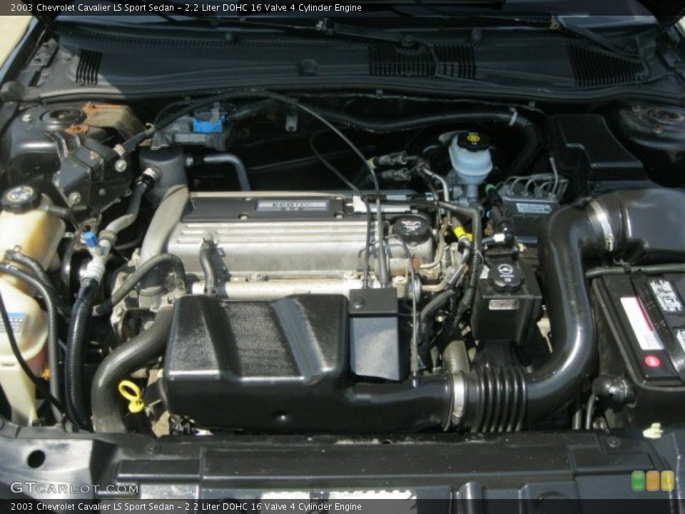 2.2 Liter DOHC 16 Valve 4 Cylinder Engine for the 2003 Chevrolet Cavalier #53147809