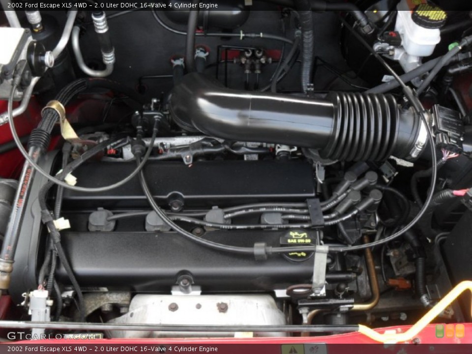 2.0 Liter DOHC 16-Valve 4 Cylinder 2002 Ford Escape Engine