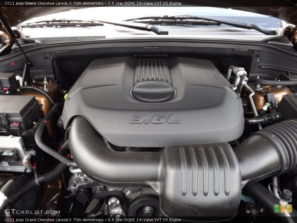 3.6 Liter DOHC 24-Valve VVT V6 Engine for the 2011 Jeep Grand Cherokee #53159789