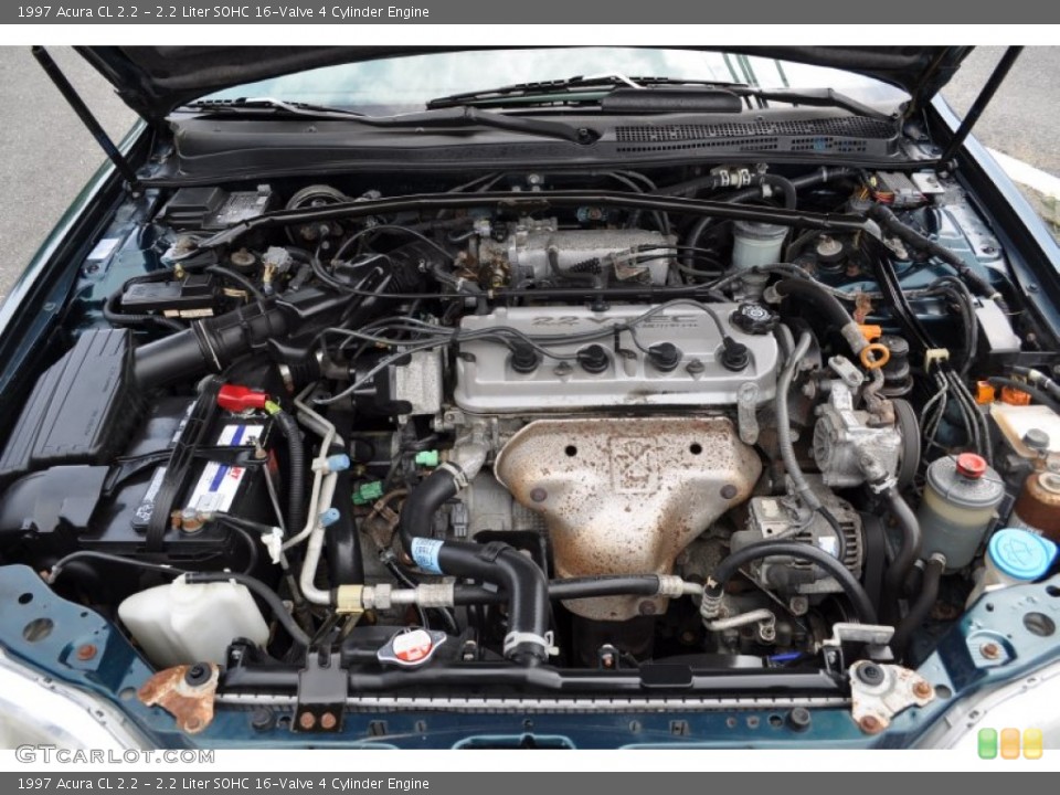 2.2 Liter SOHC 16-Valve 4 Cylinder Engine for the 1997 Acura CL #53162696