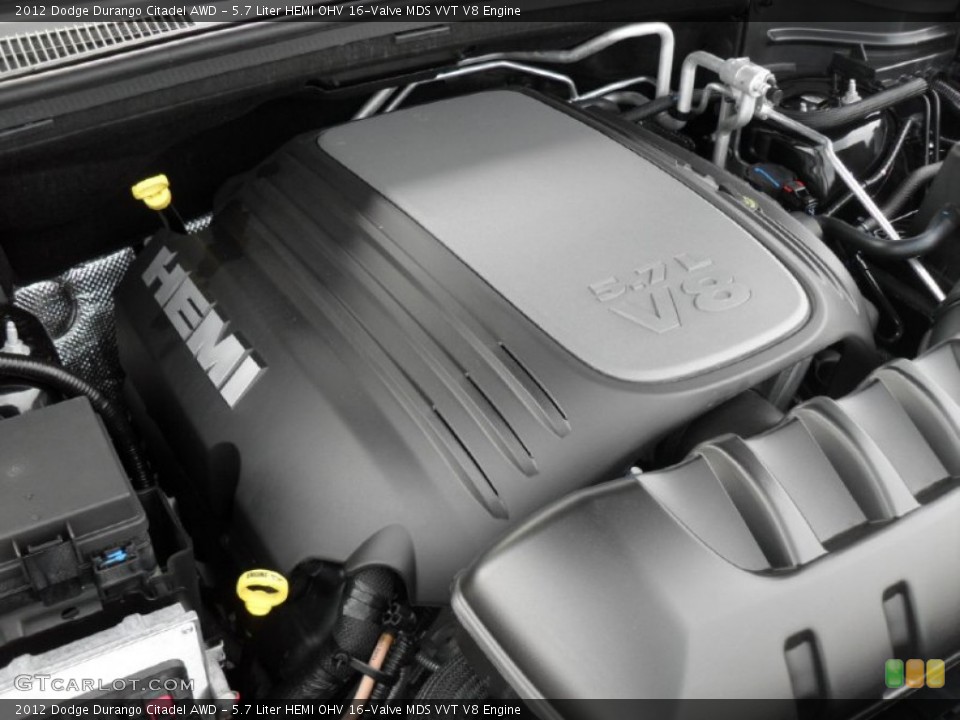 5.7 Liter HEMI OHV 16-Valve MDS VVT V8 Engine for the 2012 Dodge Durango #53165360