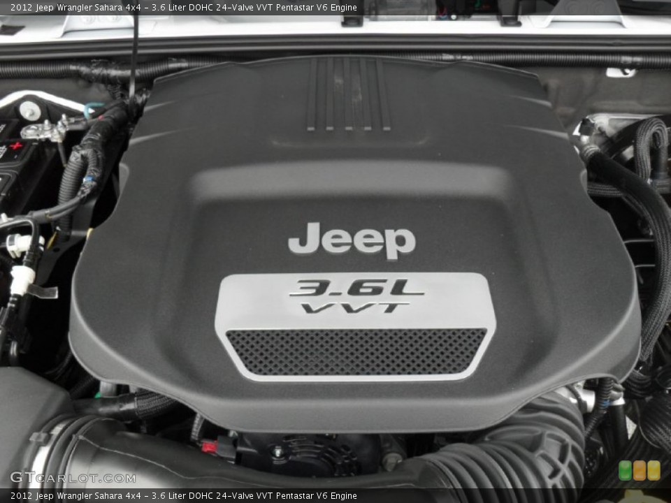 3.6 Liter DOHC 24-Valve VVT Pentastar V6 Engine for the 2012 Jeep Wrangler #53165453