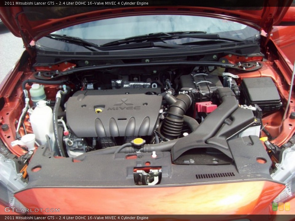 2.4 Liter DOHC 16-Valve MIVEC 4 Cylinder Engine for the 2011 Mitsubishi Lancer #53170467