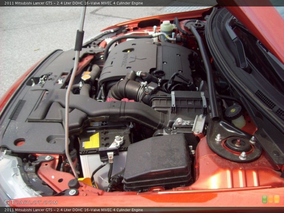 2.4 Liter DOHC 16-Valve MIVEC 4 Cylinder Engine for the 2011 Mitsubishi Lancer #53170470