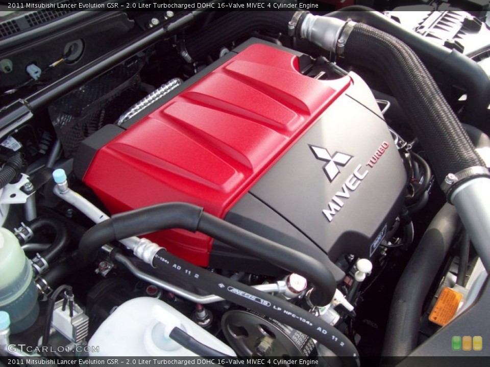 2.0 Liter Turbocharged DOHC 16-Valve MIVEC 4 Cylinder Engine for the 2011 Mitsubishi Lancer Evolution #53170734