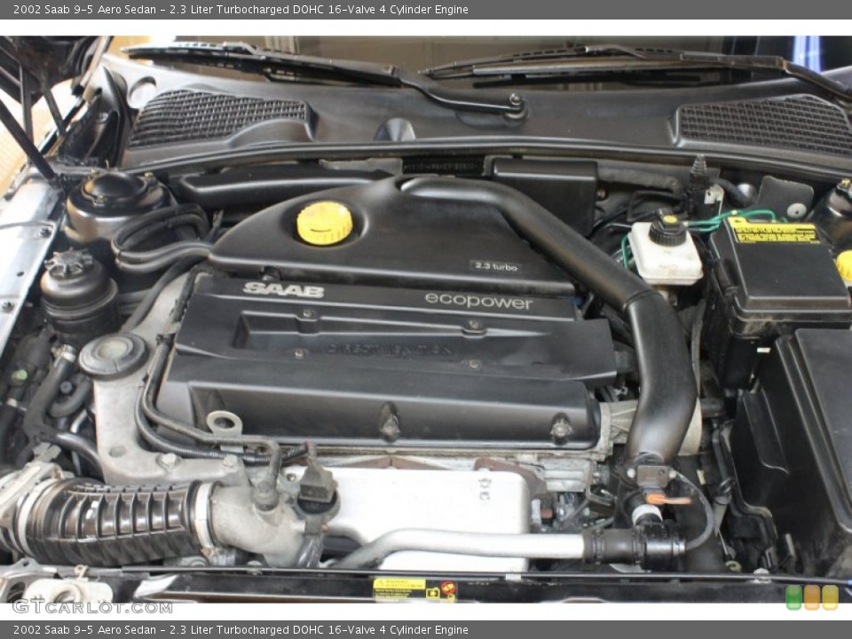 2.3 Liter Turbocharged DOHC 16-Valve 4 Cylinder Engine for the 2002 Saab 9-5 #53171010