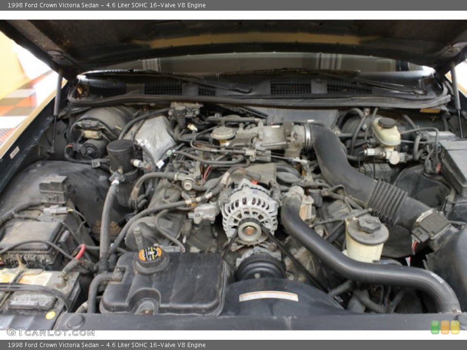 4.6 Liter SOHC 16-Valve V8 Engine for the 1998 Ford Crown Victoria #53174041
