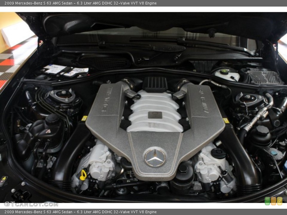 6.3 Liter AMG DOHC 32-Valve VVT V8 Engine for the 2009 Mercedes-Benz S #53174954