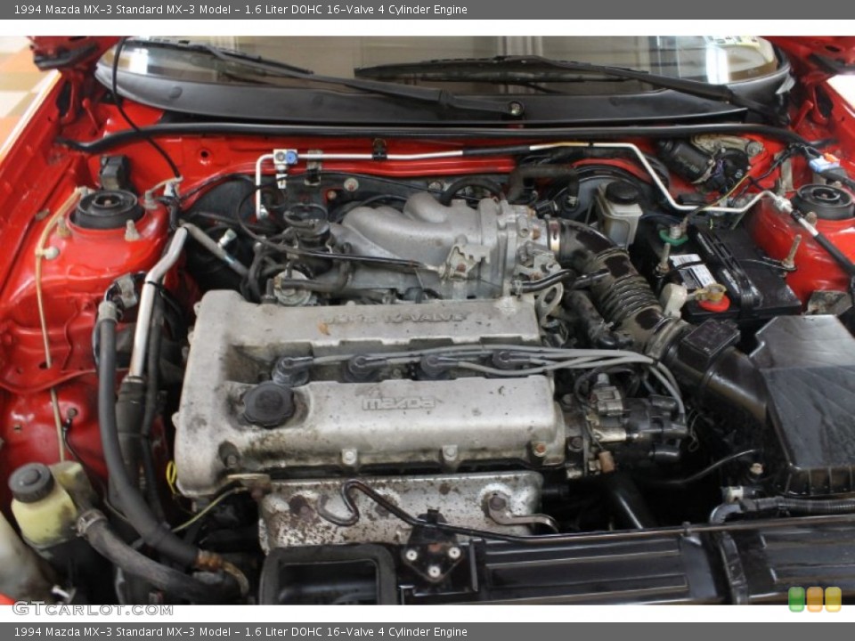 1.6 Liter DOHC 16-Valve 4 Cylinder Engine for the 1994 Mazda MX-3 #53175614