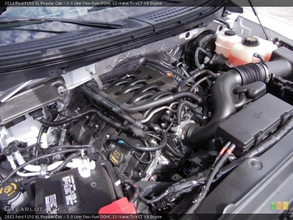 5.0 Liter Flex-Fuel DOHC 32-Valve Ti-VCT V8 Engine for the 2011 Ford F150 #53178818