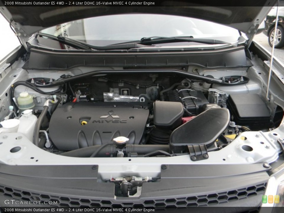 2.4 Liter DOHC 16-Valve MIVEC 4 Cylinder Engine for the 2008 Mitsubishi Outlander #53187659