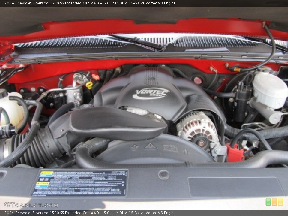 6.0 Liter OHV 16-Valve Vortec V8 Engine for the 2004 Chevrolet Silverado 1500 #53189411