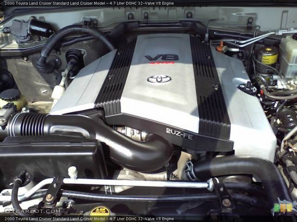 4.7 Liter DOHC 32-Valve V8 Engine for the 2000 Toyota Land Cruiser #53192372