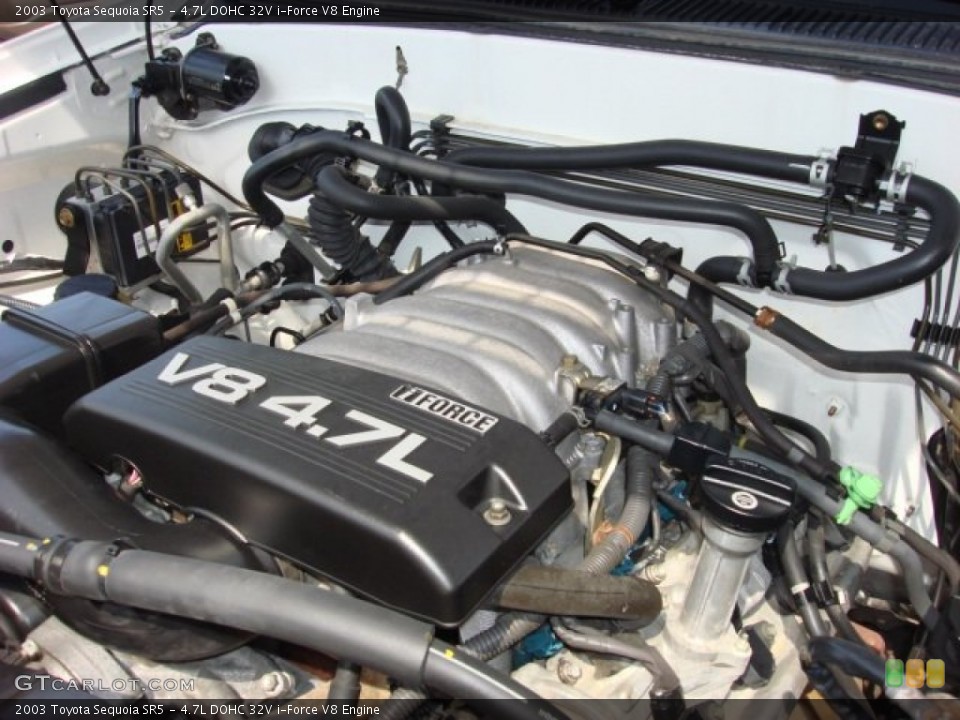 4.7L DOHC 32V i-Force V8 Engine for the 2003 Toyota Sequoia #53200319