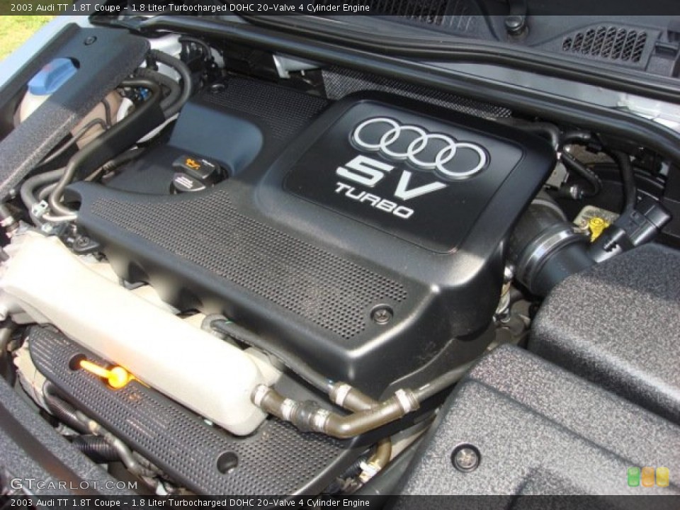 1.8 Liter Turbocharged DOHC 20-Valve 4 Cylinder Engine for the 2003 Audi TT #53202341