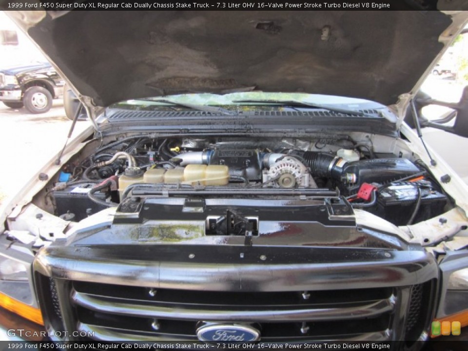 7.3 Liter OHV 16-Valve Power Stroke Turbo Diesel V8 Engine for the 1999 Ford F450 Super Duty #53203736