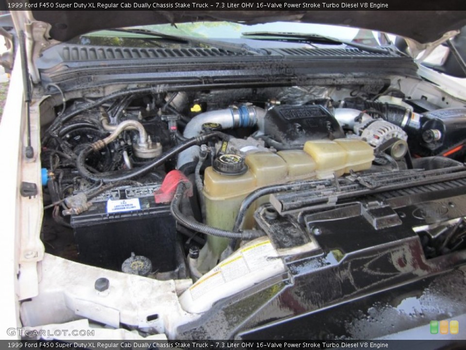 7.3 Liter OHV 16-Valve Power Stroke Turbo Diesel V8 Engine for the 1999 Ford F450 Super Duty #53203748
